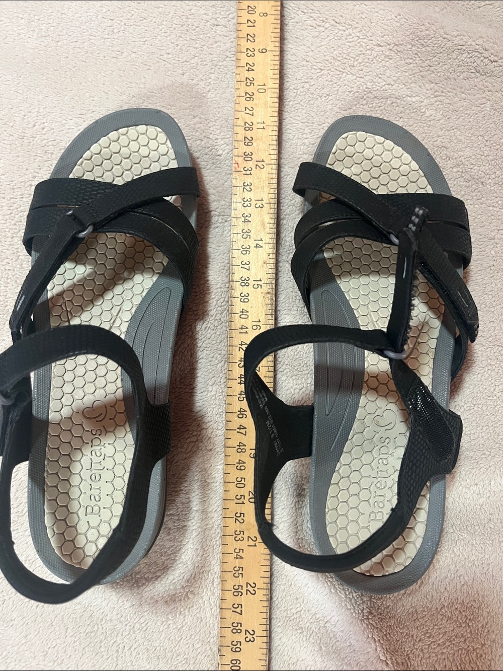 Black Strappy Comfort active Sandals Danny